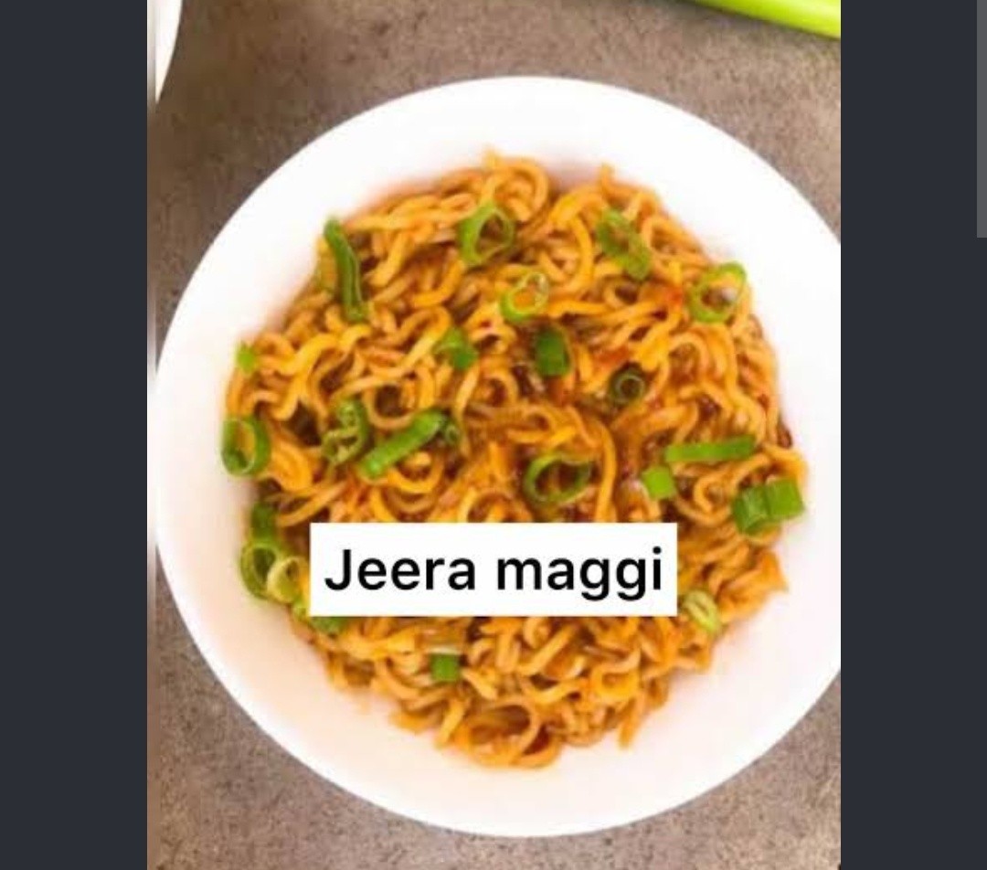 BURNT CUMIN (JEERA FRY) maggi