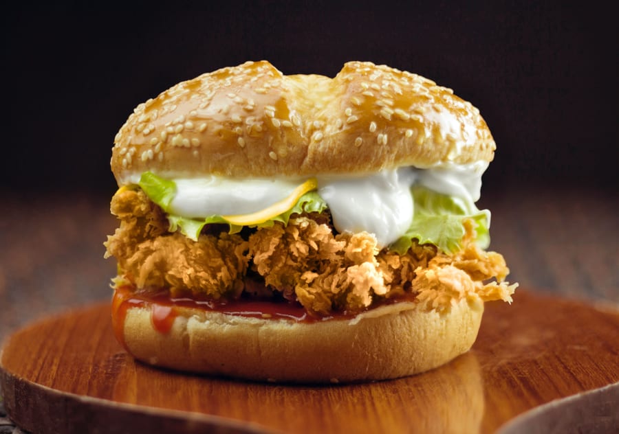 SPICY TANDOORI BURGER