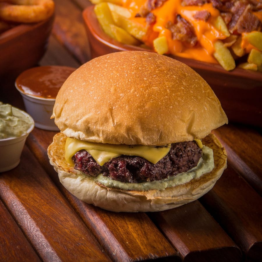 Loaded cheese burger
