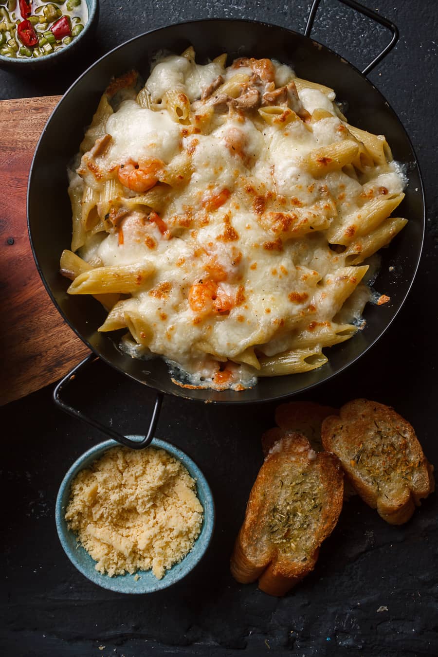 Baked Penne Pasta (Red Sauce)