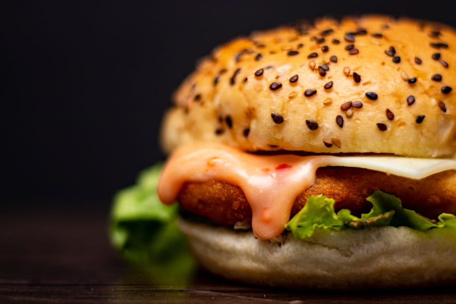 Aloo Tikki Burger - Cheese