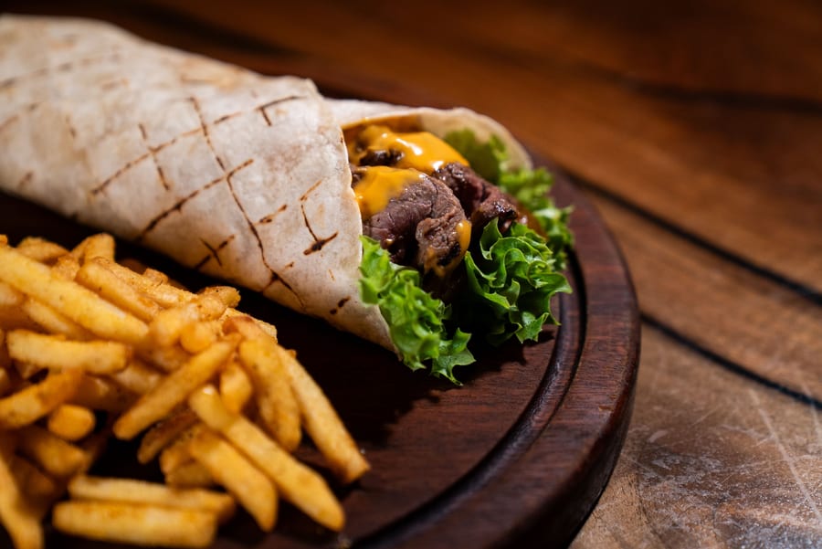 Italian Wrap with cheese