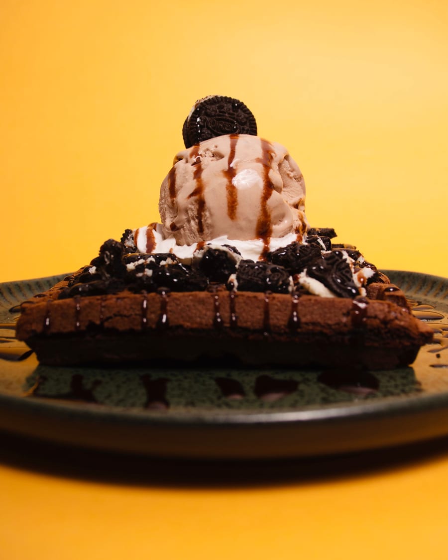 DEATH BY CHOCOLATE WAFFLE