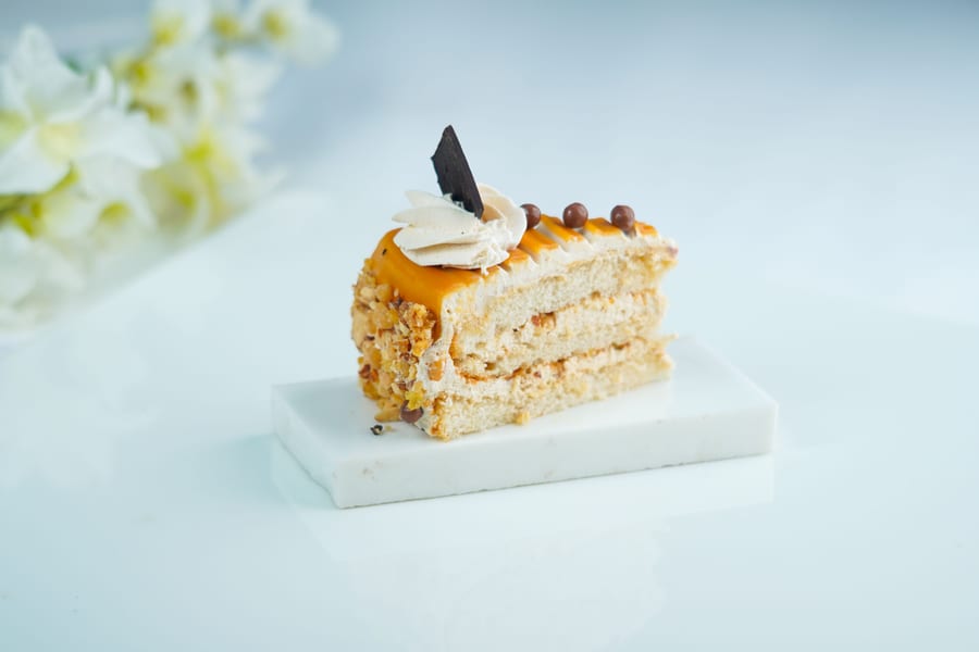 Single Layer Butter scotch Cake