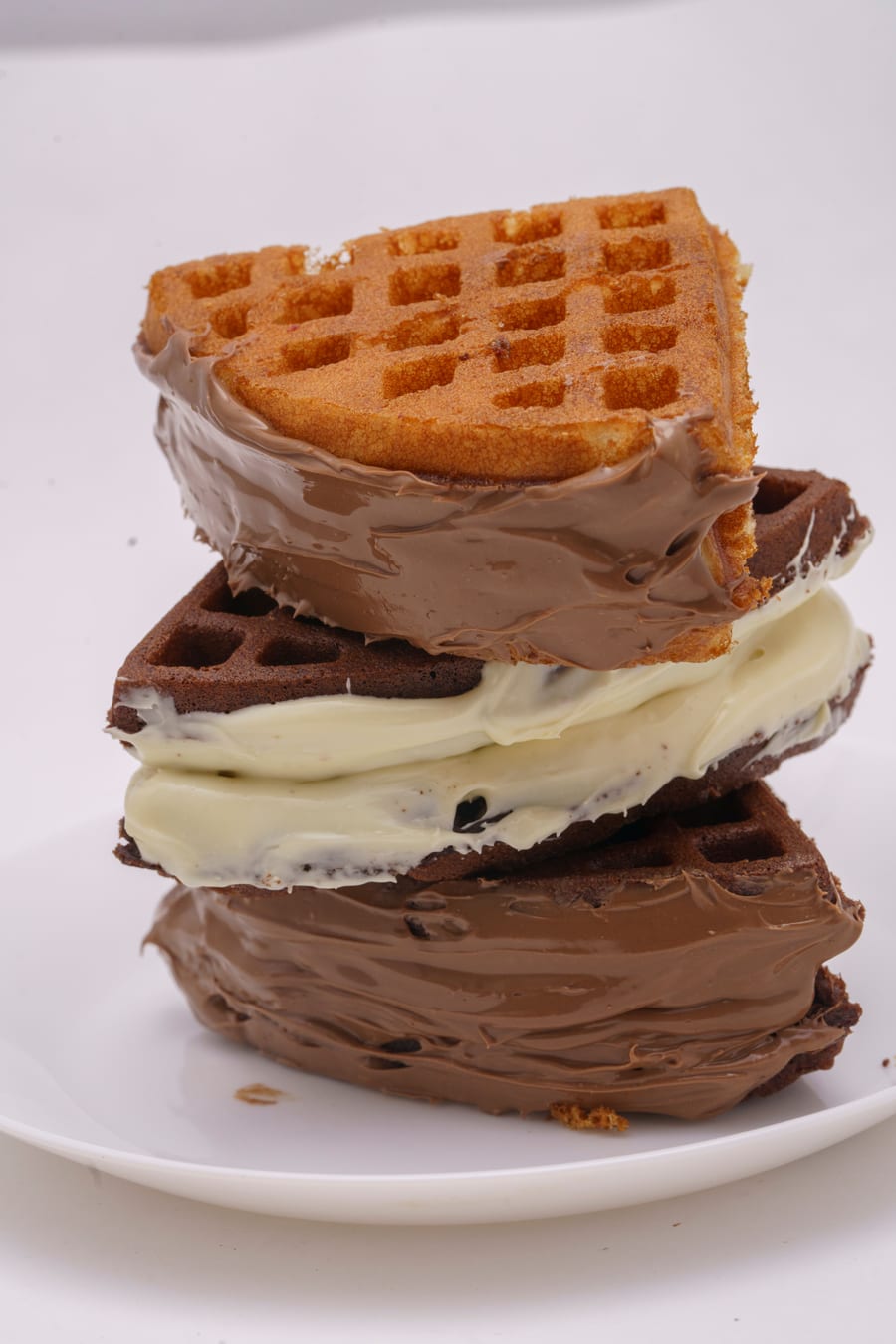 Double Layer Death by Choco Rush waffle