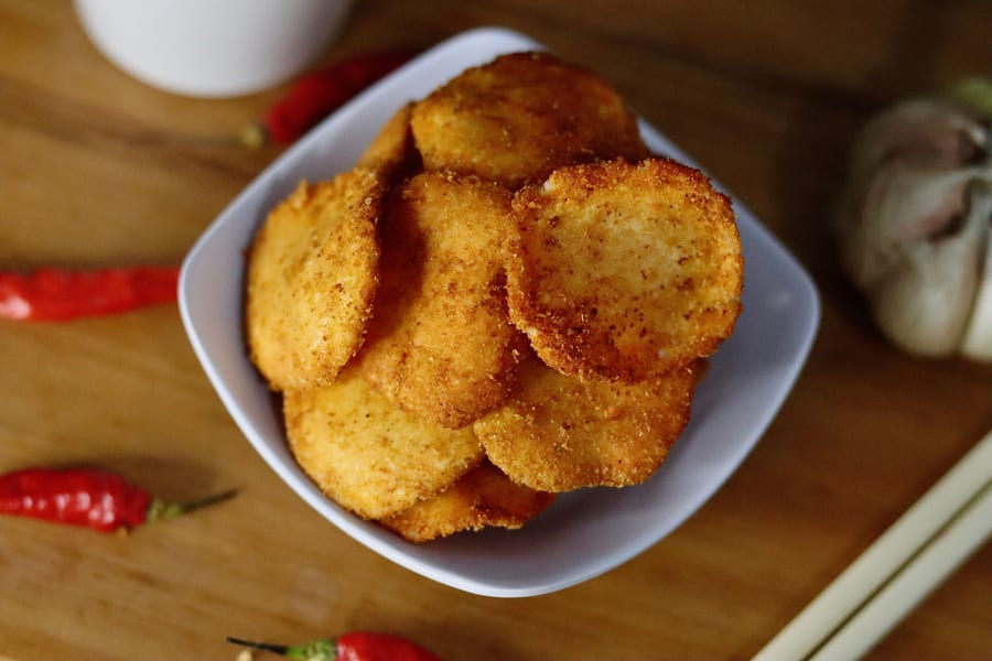 CHILLI GARLIC POTATO SHOTS (10 PCS)
