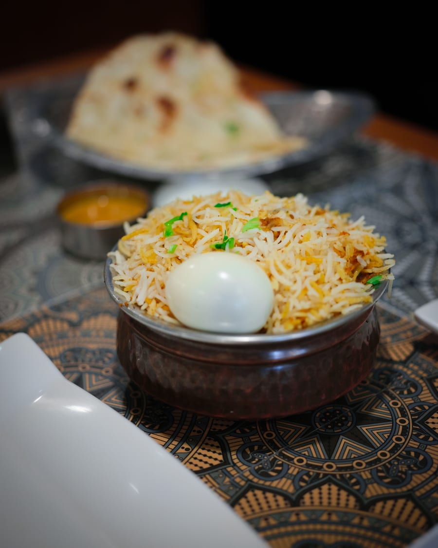 Egg Biryani (Half)