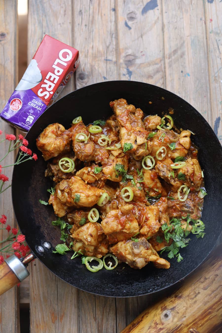 Chicken Do Pyaza (Half)