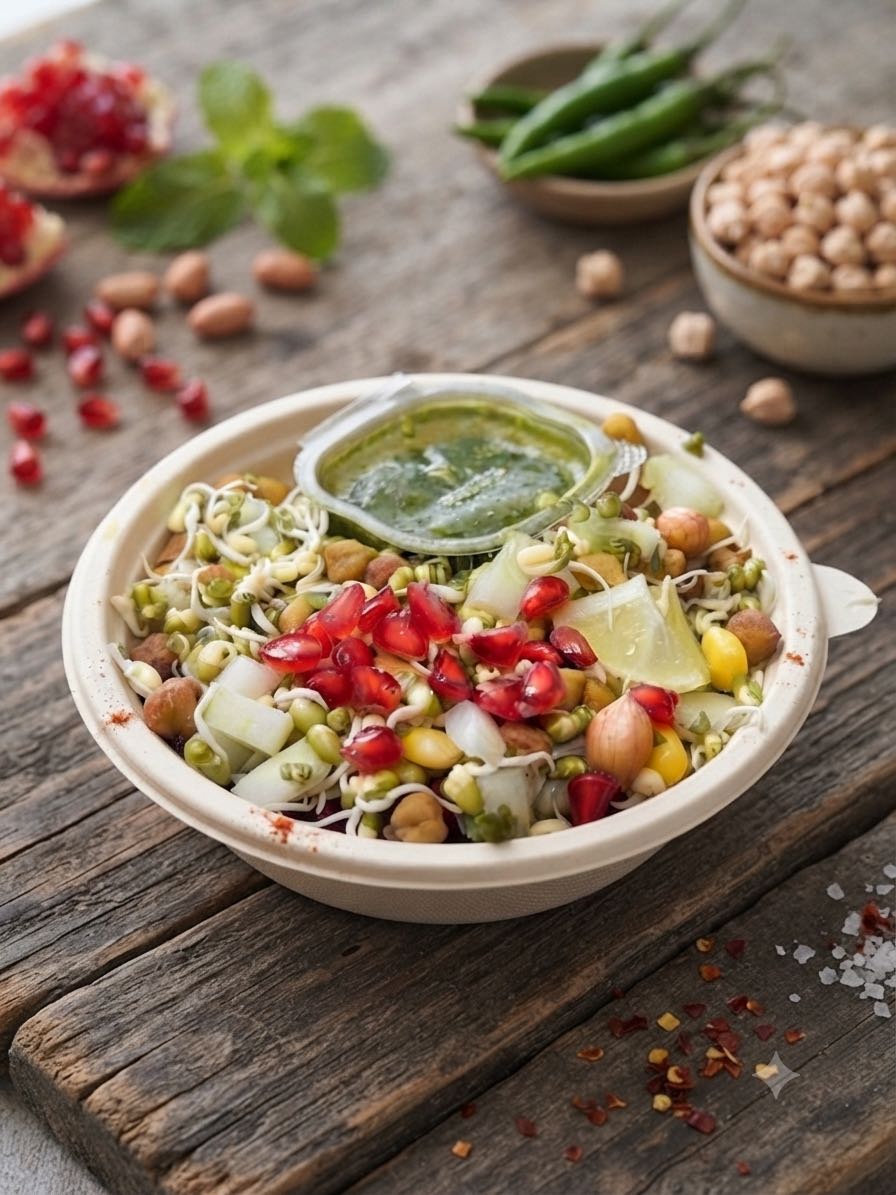 Sprout Chaat (small bowl)