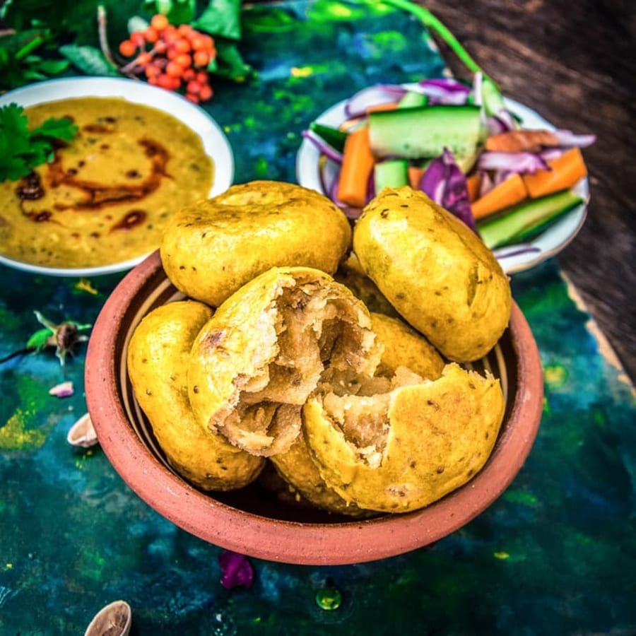 Extra ghee bafla