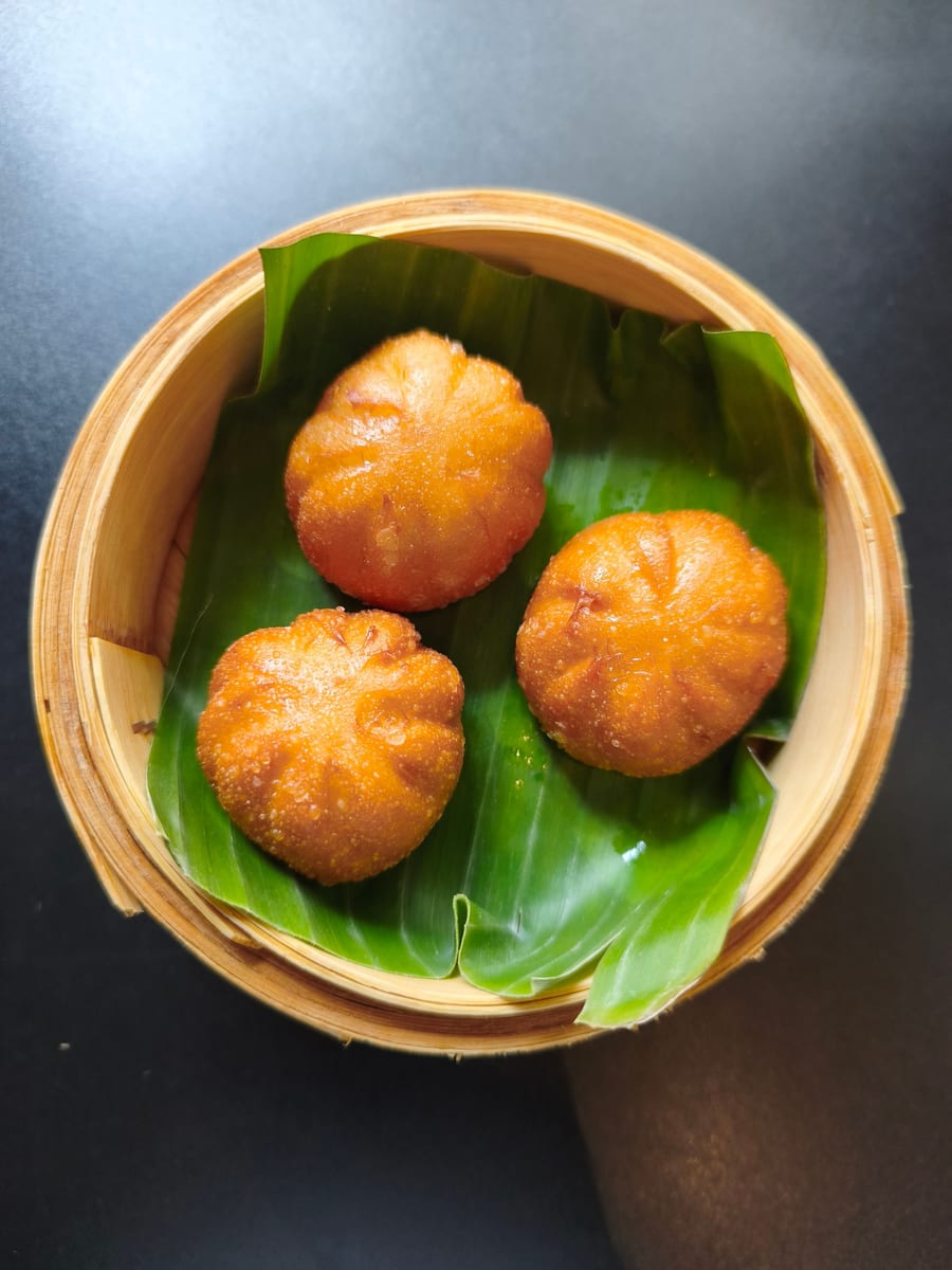कॉर्न चीज फ्राइड मोमोस