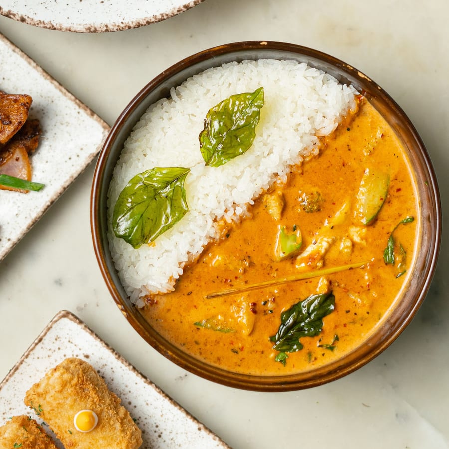 Red Thai Curry with Rice