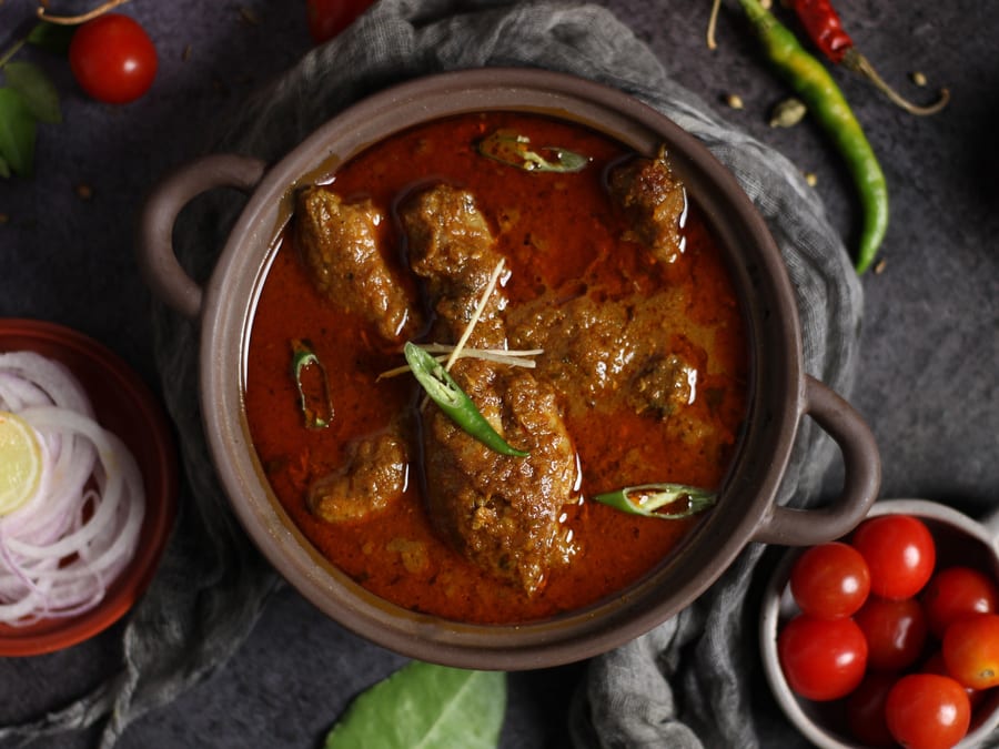 Mutton Rogan Soup