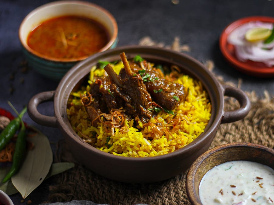 Mutton Hyderabadi Biryani