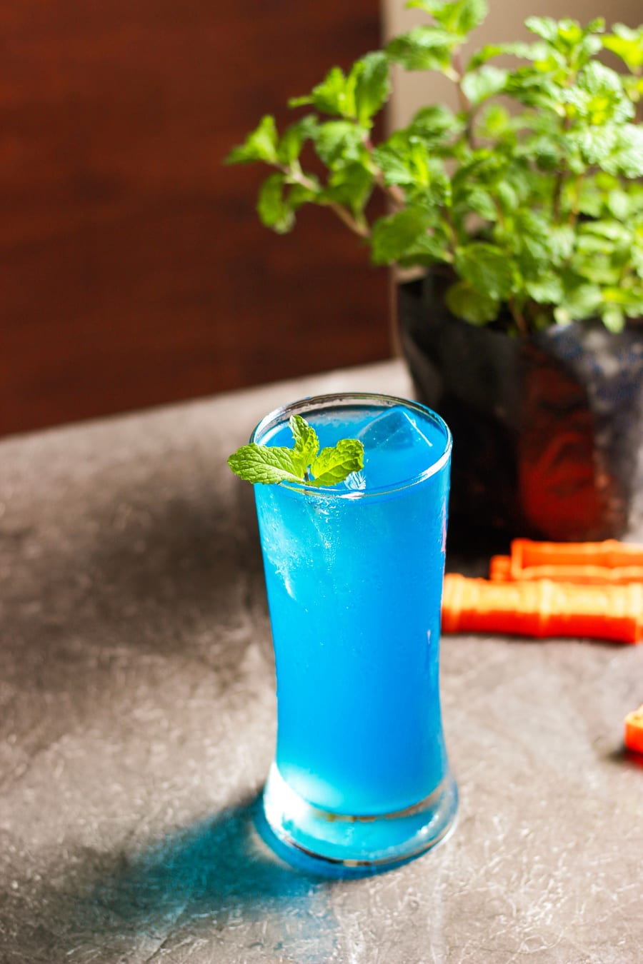 ब्लू लगून मोकटेल - Blue Lagoon Mocktail