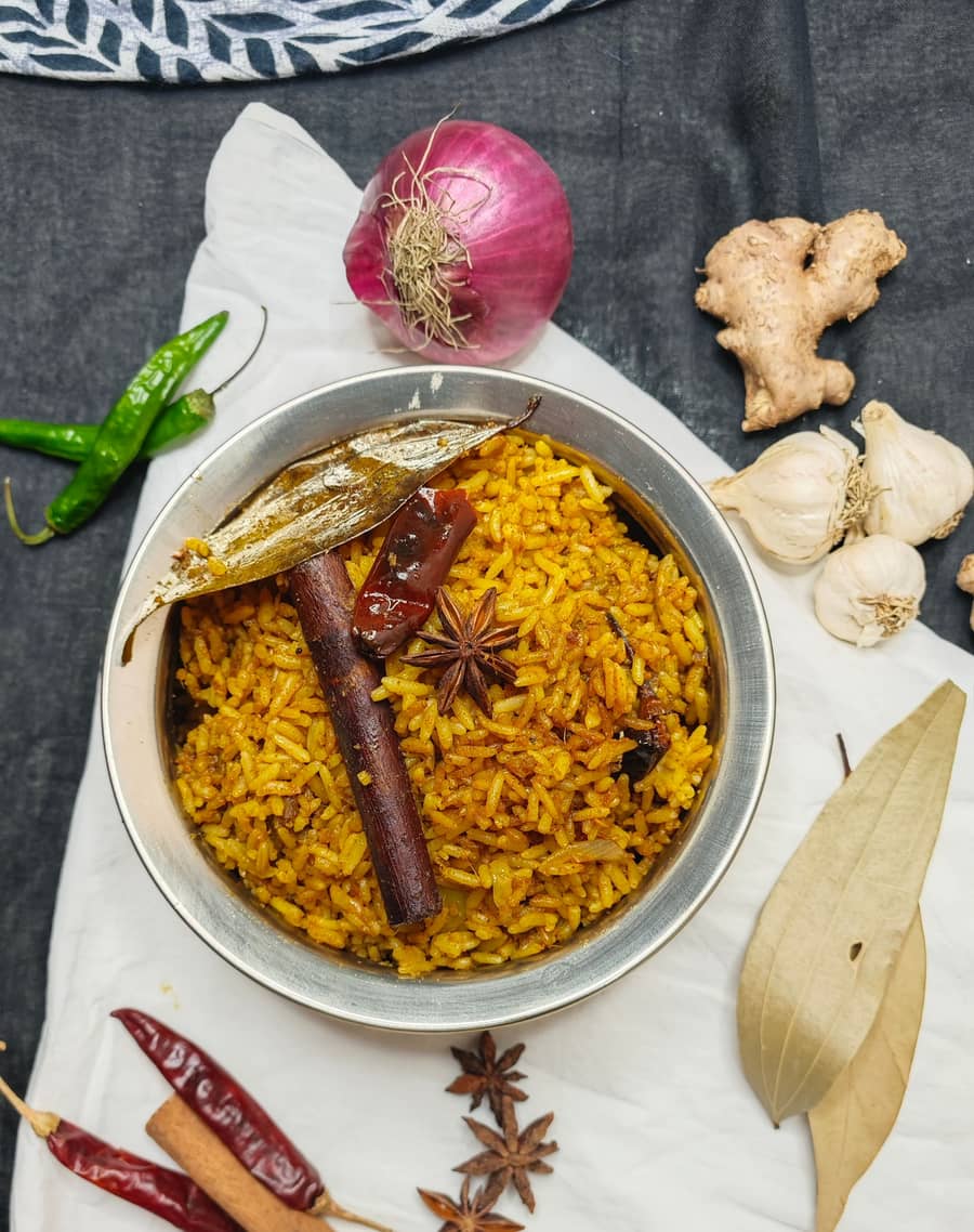 मसाला राईस (Half) - Masala Rice (Half)