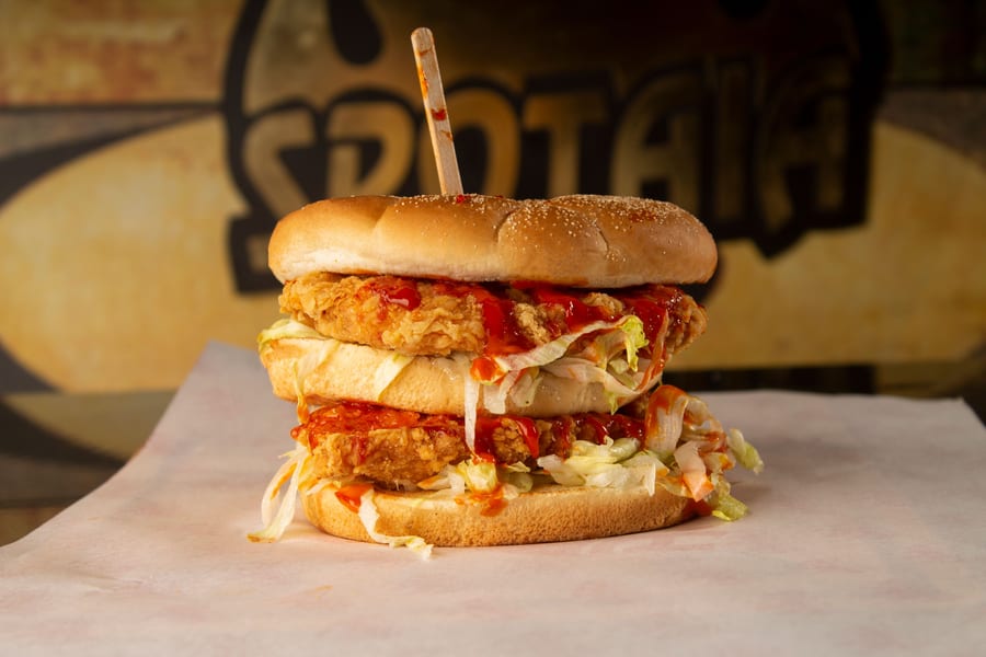 Double Chicken Cheese Sandwich