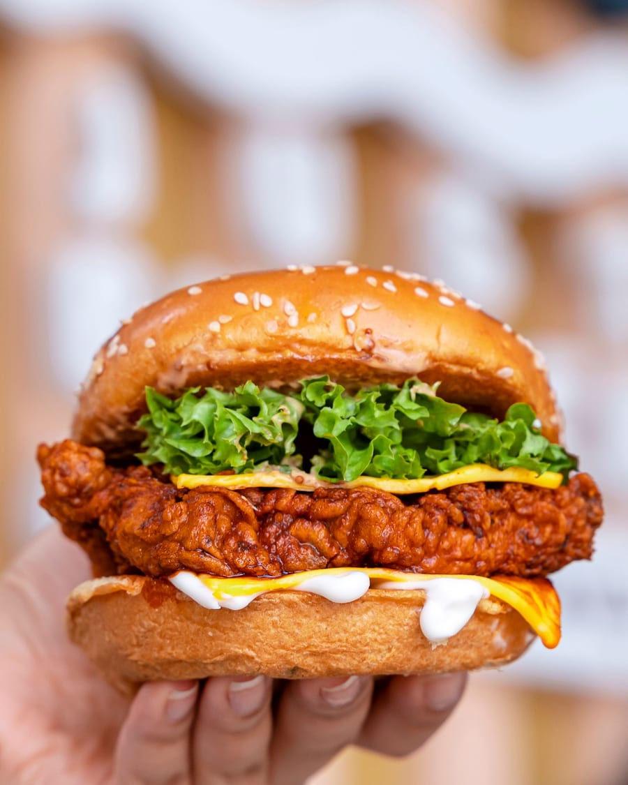 Butter Chicken Burger