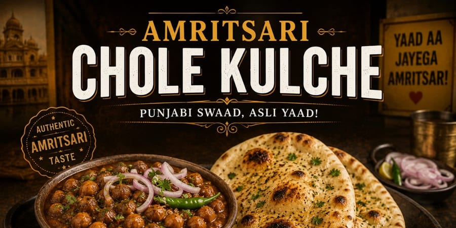 Amritsari chole kulche