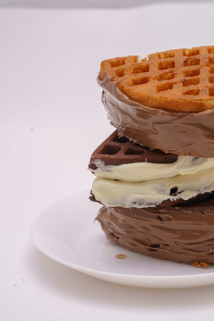 Triple Chocolate Waffle (Single Stack)