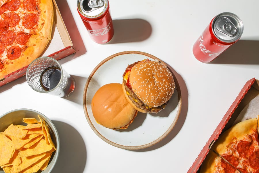 Aloo Tikki Pizza Burger