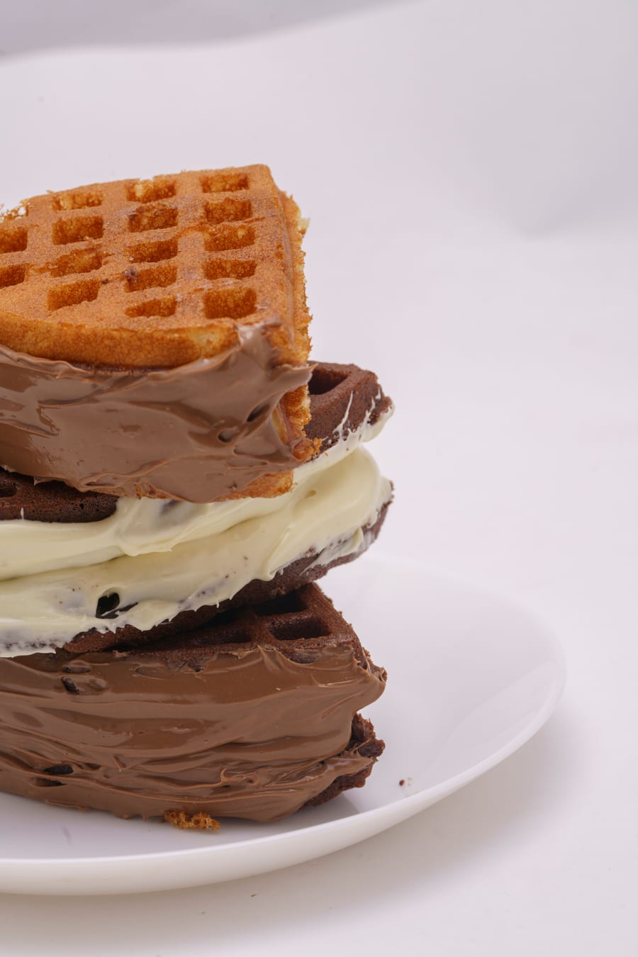 Triple Chocolate waffle (Single)