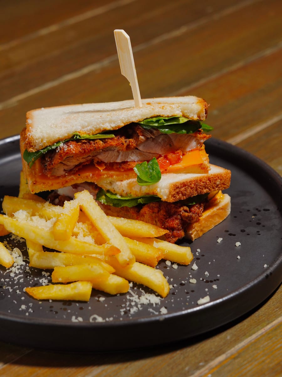 Veg Mayonnaise Club Sandwich