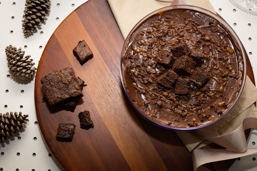 Dark Chocolate Brownie Bowl