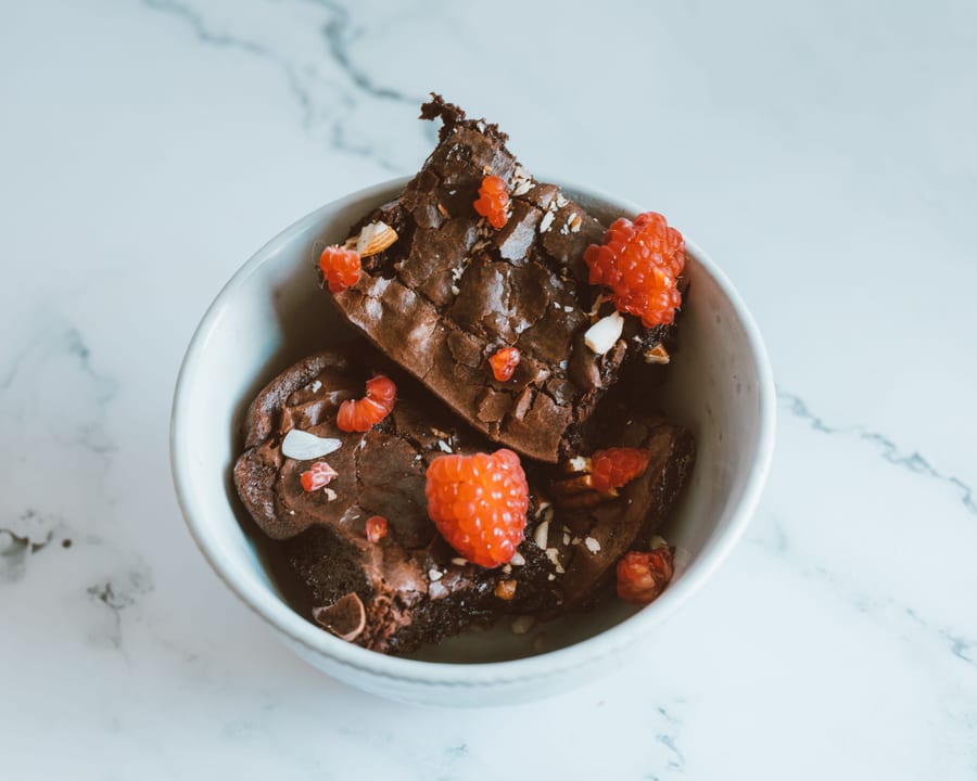 Double Chocolate Brownie Bowl