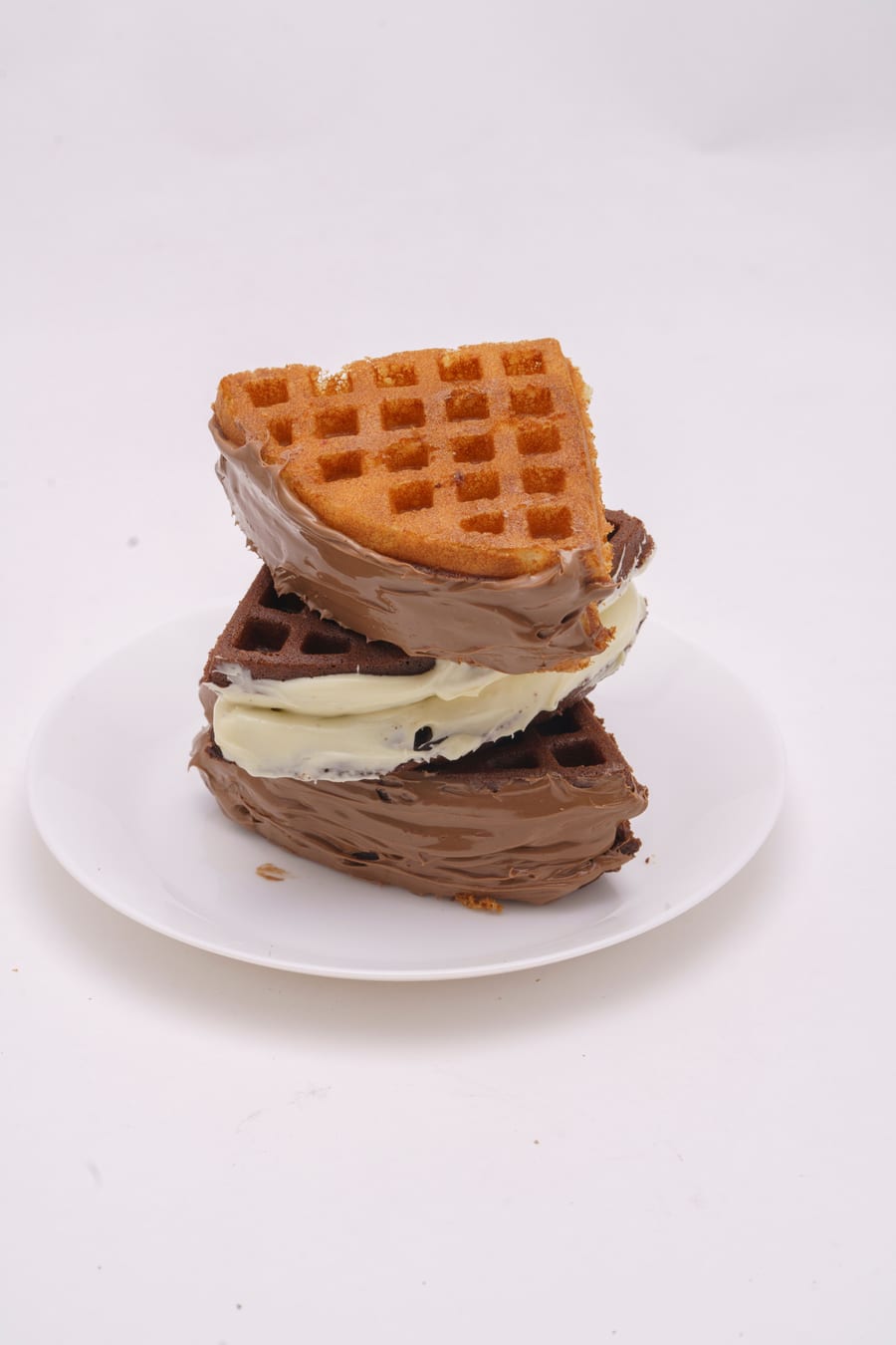 Oreo Nutella Mix waffle(Sandwich)
