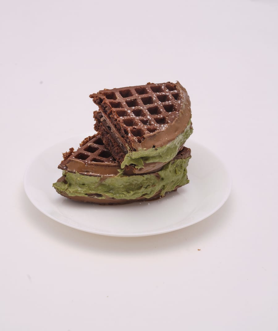Pistachio Waffle (Double Stack)