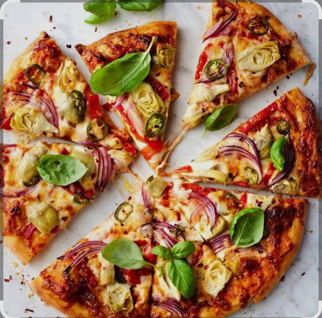 Vegetable pizza 🍕