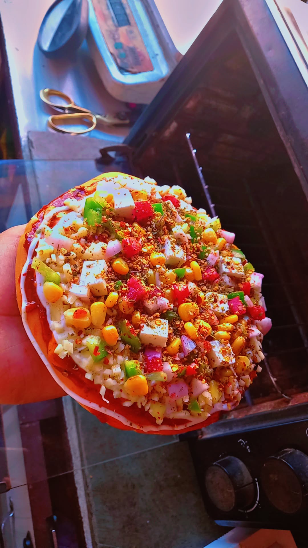 Cheese corn paneer cheese( 7 inch)