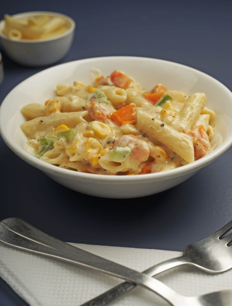 Veg White pasta