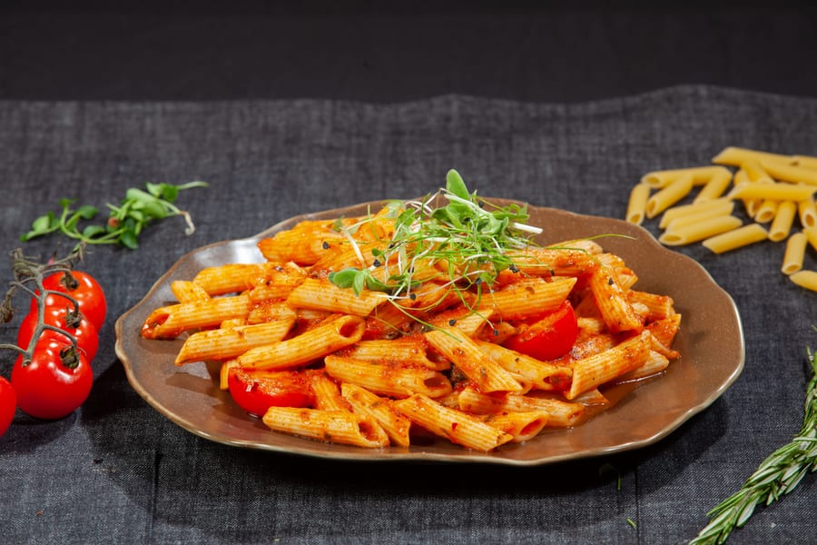 Red pasta