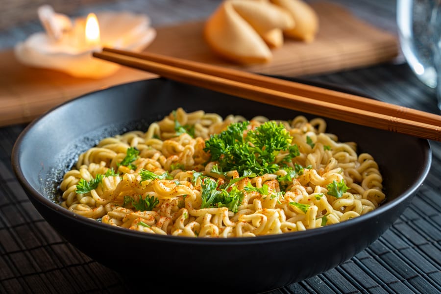 Garlic butter noodles