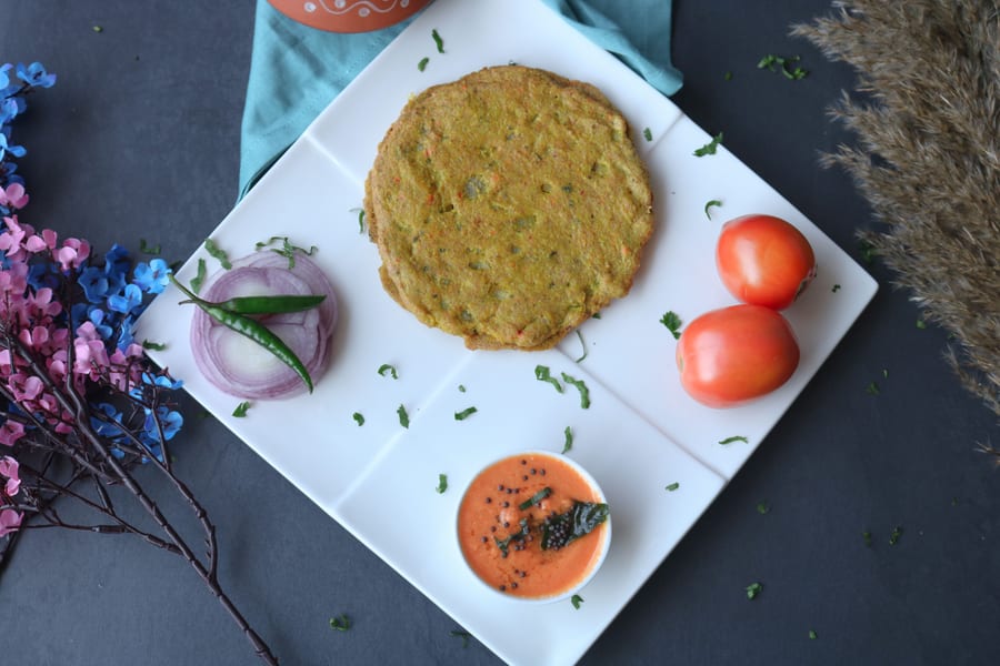 मटर पराठा