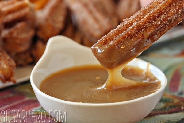 Churros With Caramel Dip