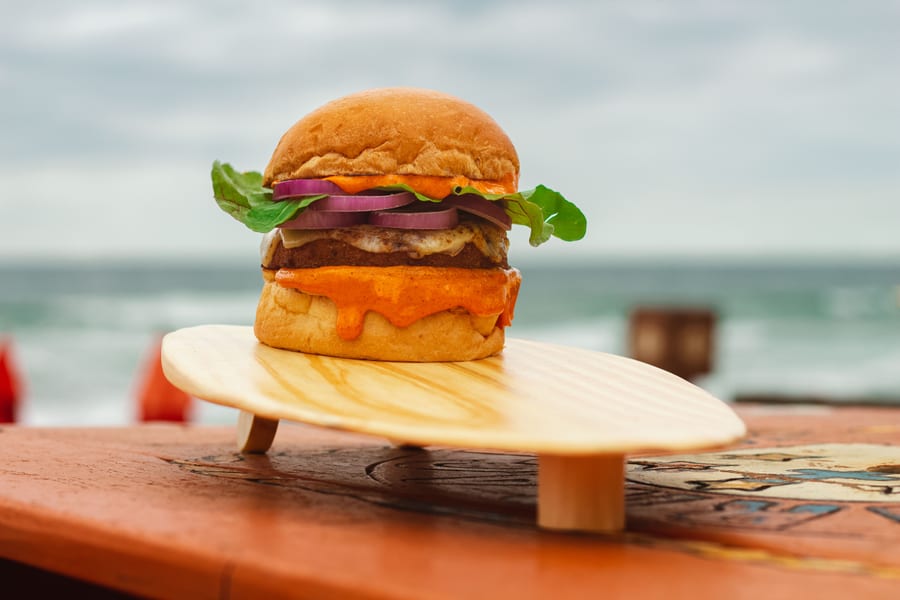 Thousand island burger