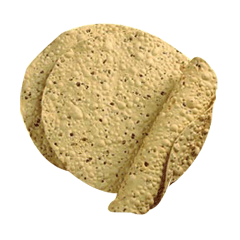Roasted Chana Masala Papad