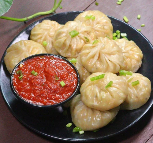 Corn Momos (कॉर्न मोमोस)
