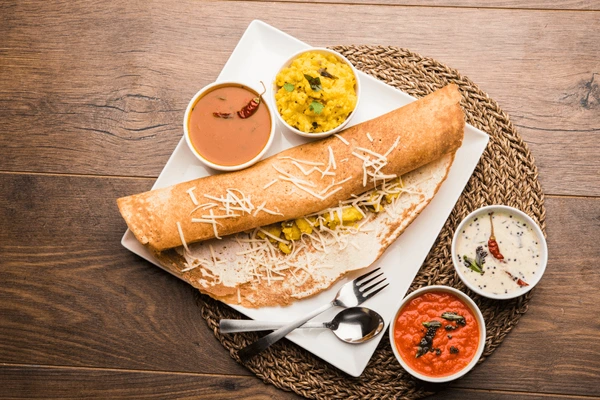 Butter Paneer Dosa