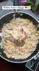 White Sauce Maggi (व्हाइटसॉस मैगी)