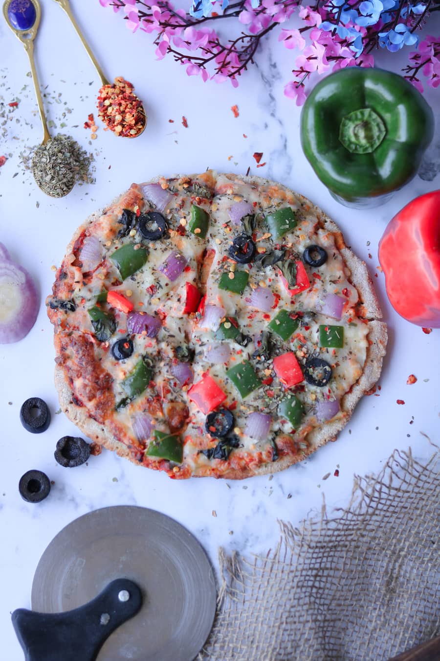 Paneer Chilli Pizza