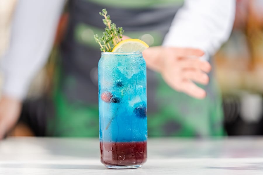 Blue Angel mocktail