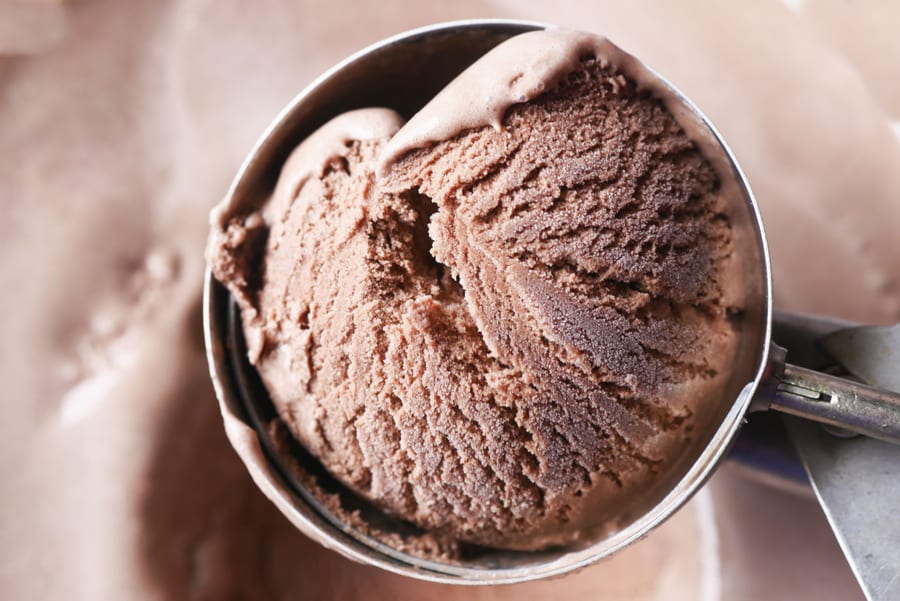Plain Chocolate Ice Cream