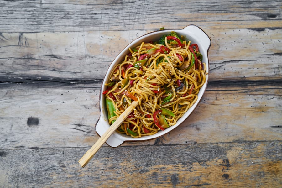 Veg Chilli Garlic Noodles