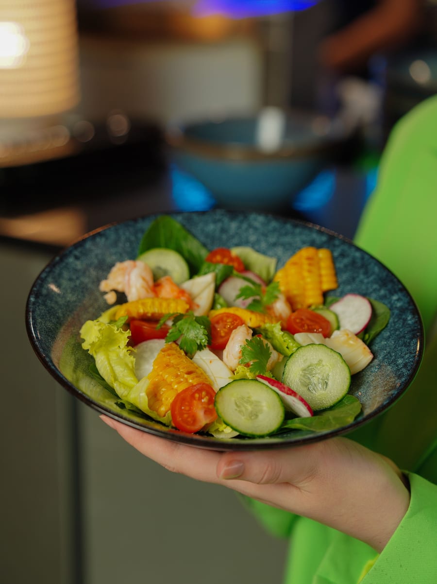 Chunky Veg Corn Salad