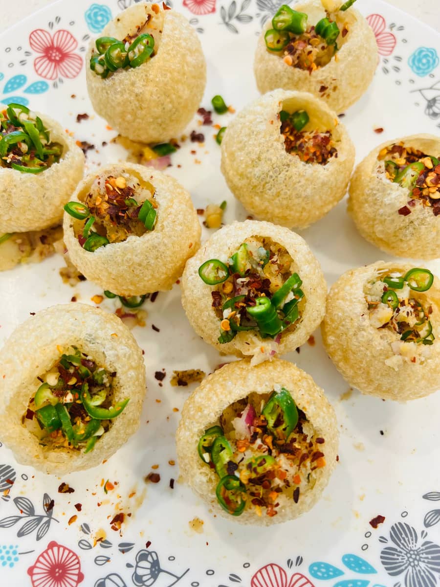 Pani puri Platter