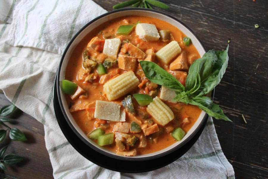 Kaju Corn Kofta Curry